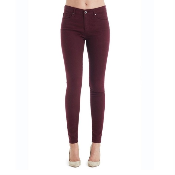 AG Legging Super Skinny Ankle in Red Courant - Picture 1 of 11